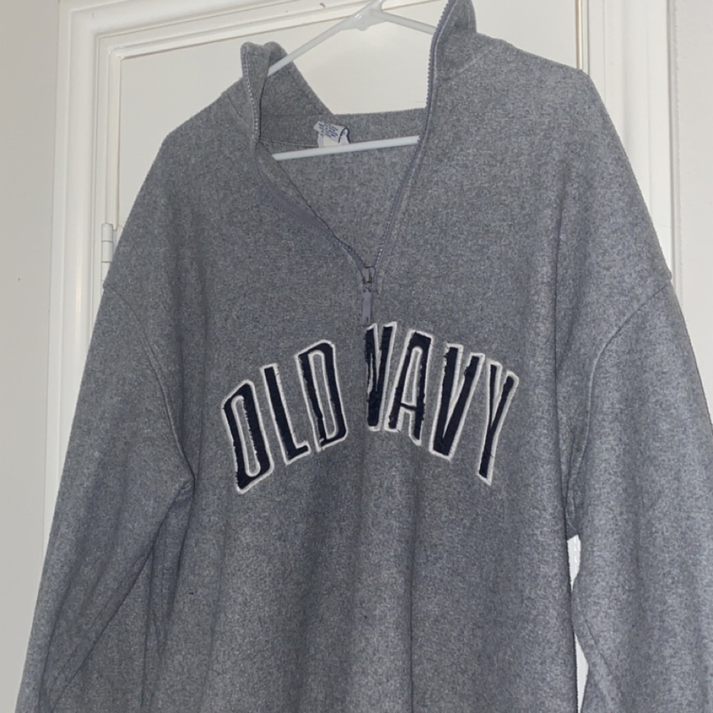 Vintage old navy half zip up hoodie